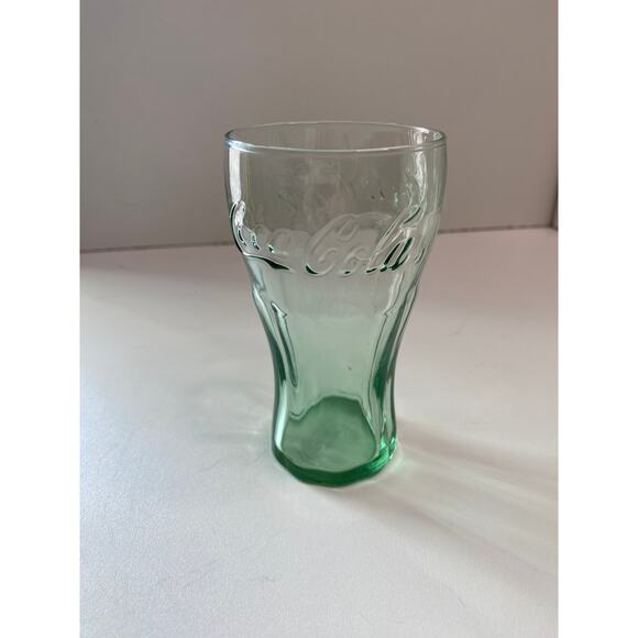 Libbey Coca-cola 6 oz green tumbler, glass - Picture 4 of 5